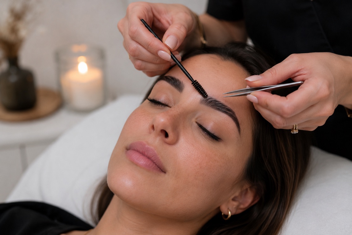 Restructuration des sourcils Emmabella Venelles